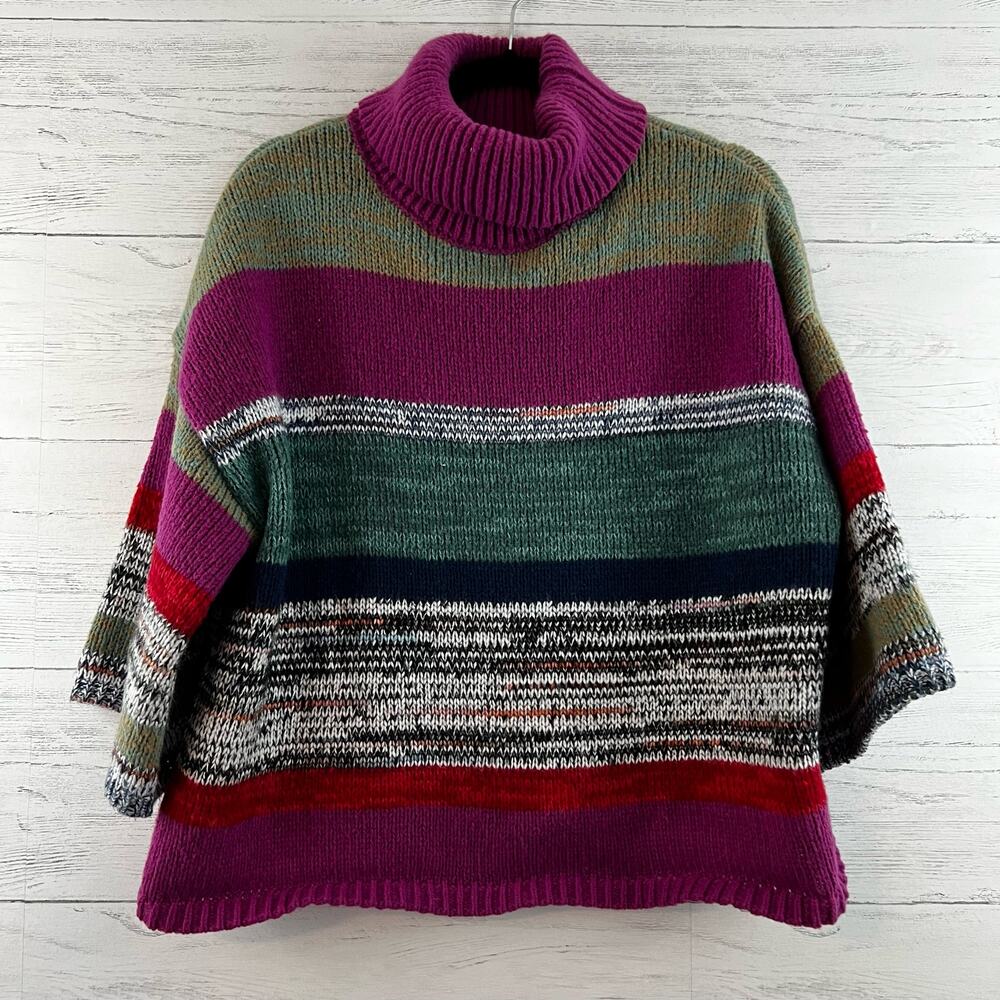 Knox Rose Oversized Boxy Turtleneck Sweater Size L